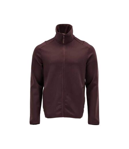 Mens Customised Full Zip Fleece Jacket Bordeaux Mascot