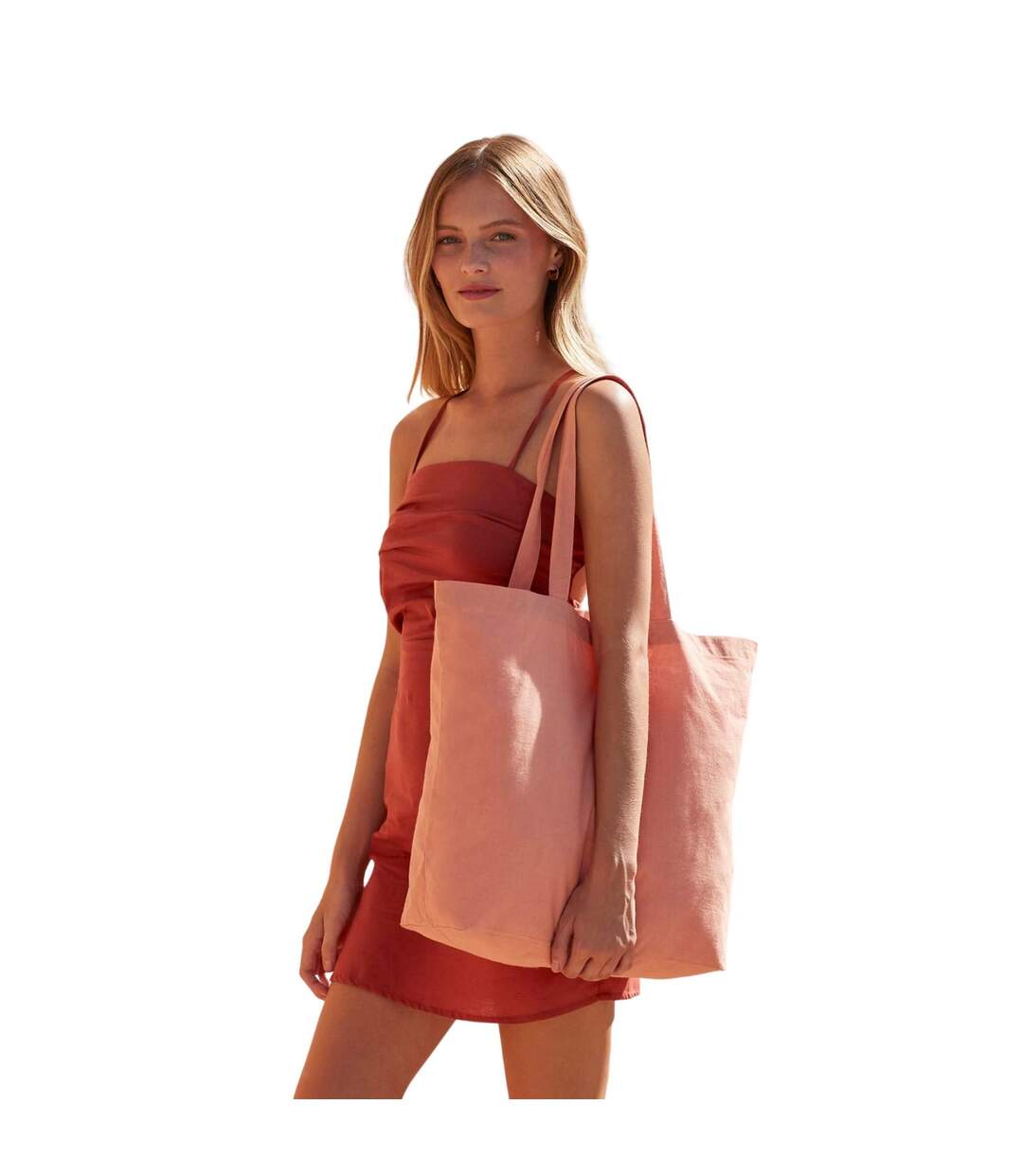 Tote Bag Taille Unique Rose Westford Mill-1
