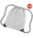 Lot de 2  Sac de gym 11 litres taille unique gris argenté Bagbase