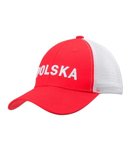 Casquette De Baseball Cappy Adulte Rouge Blanc Huari