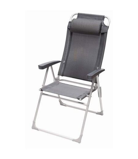 Camp 4 Malaga Compact II Foldable Camping Chair (Black/Silver) (One Size) - UTMD607