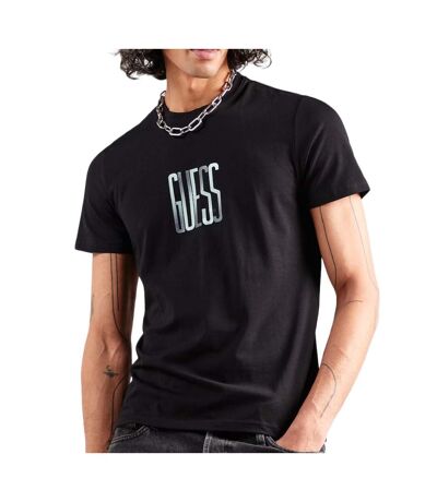 T-shirt Noir Homme Guess Shaded - L