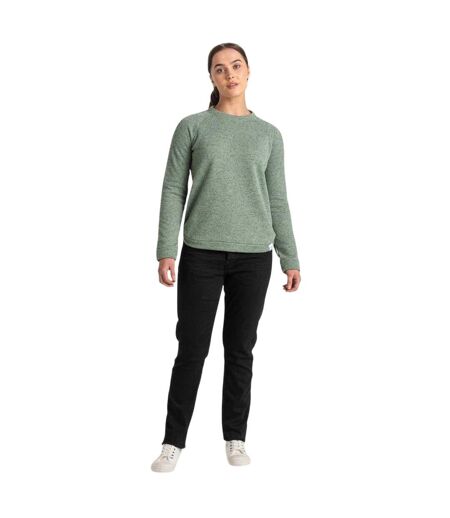 Sweat Uni À Col Ras-du-cou Nessa Femme Vert Prairie Craghoppers