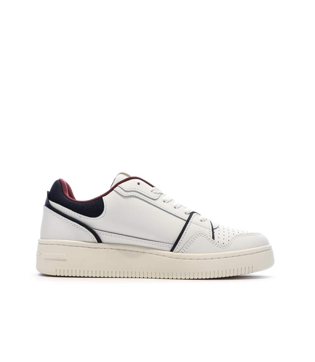 Baskets blanche homme tommy hilfiger  retro em0em01612-2