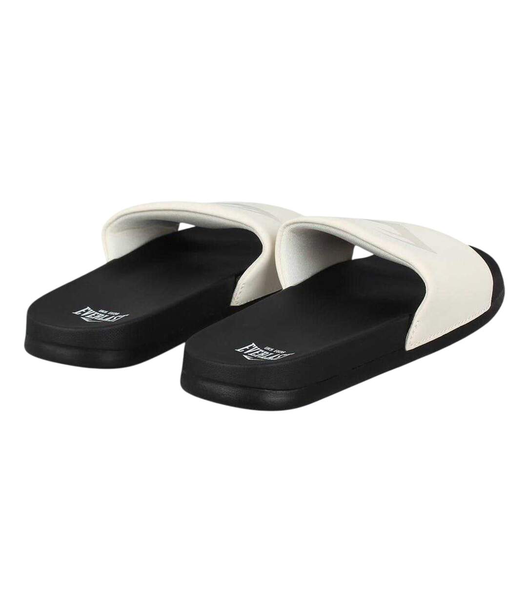 Claquettes Motif/style Logo Femme Crème Noir Everlast-2