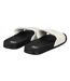 Claquettes Motif/style Logo Femme Crème Noir Everlast-2