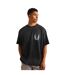 Mens Oversized T-shirt Washed Black Represent-4