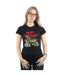 Disney T-shirt en coton Femmes/Ladies Mickey And Friends Winter Wishes (Noir) - UTBI32825-2