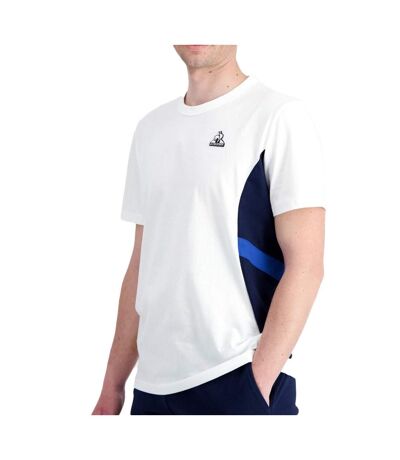 T-shirt Blanc/Noir Homme Le Coq Sportif 2410212 - XL