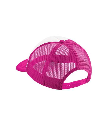 Casquette Trucker Fuchsia Blanc Beechfield