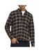 Chemise à carreaux marron foncé homme jack & jones flannel-1
