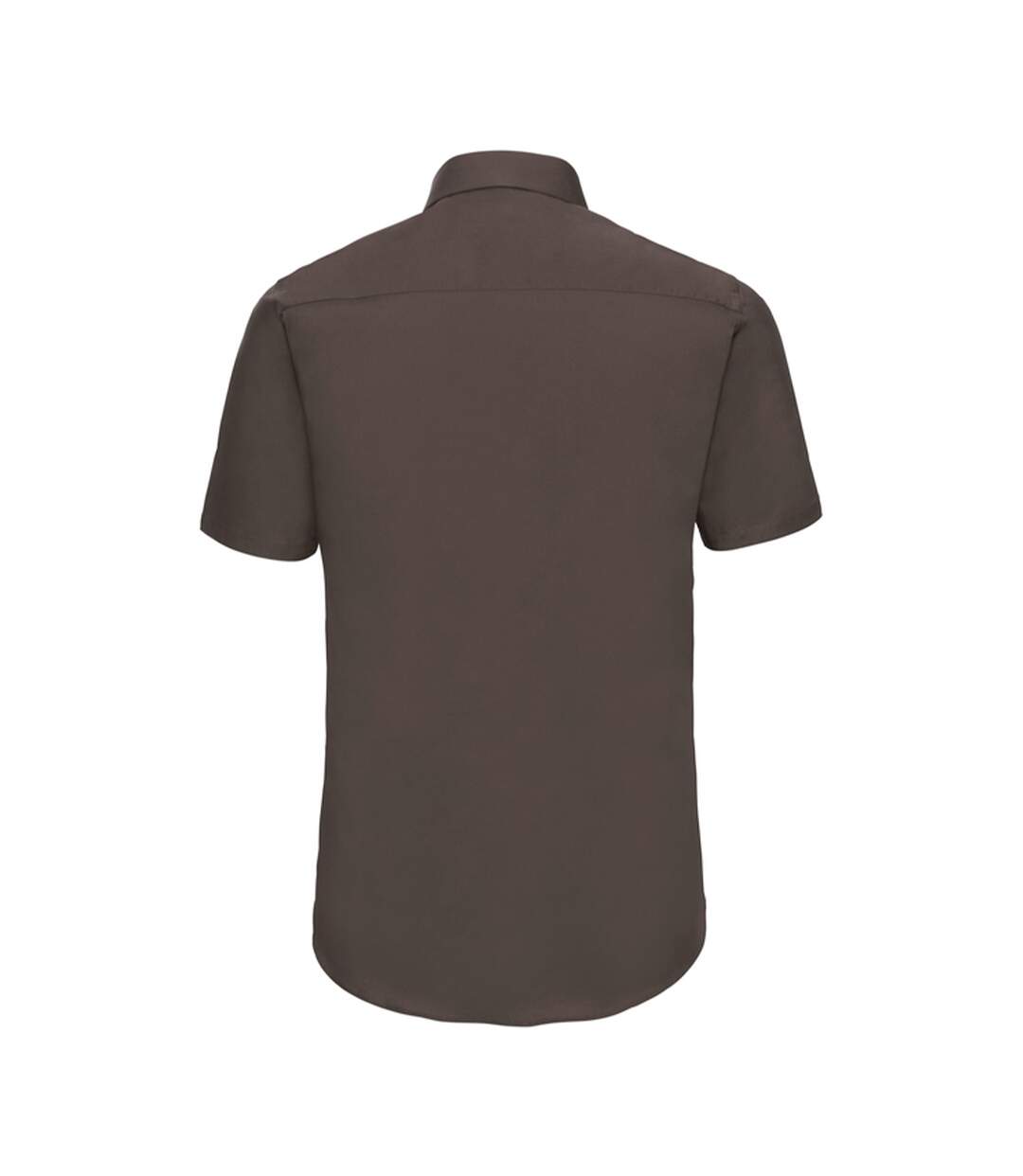Chemise Manches Courtes Homme Chocolat Russell Collection-2