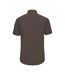Chemise Manches Courtes Homme Chocolat Russell Collection-2