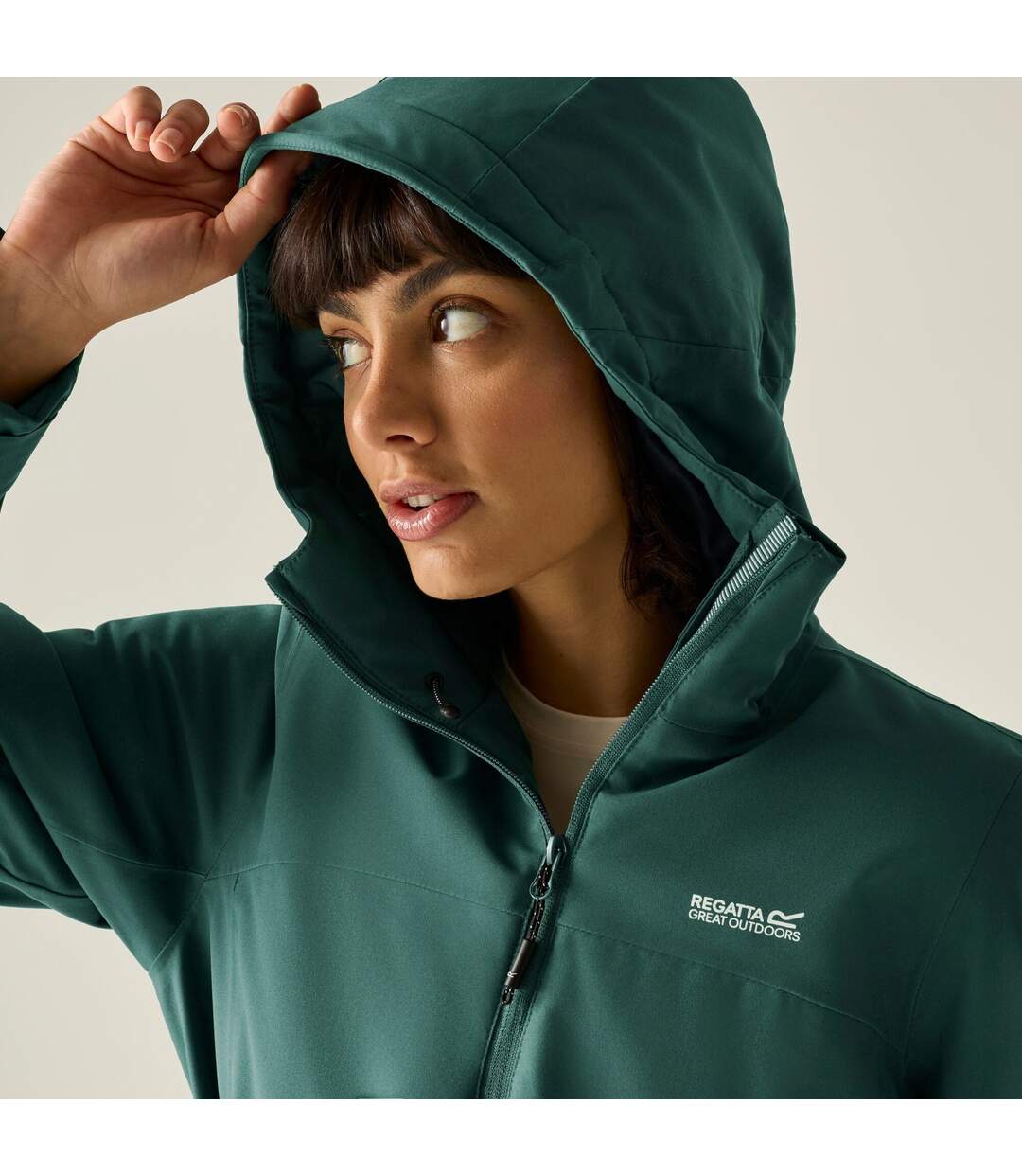 Veste Imperméable Taline Femme Vert Sarcelle Regatta-4