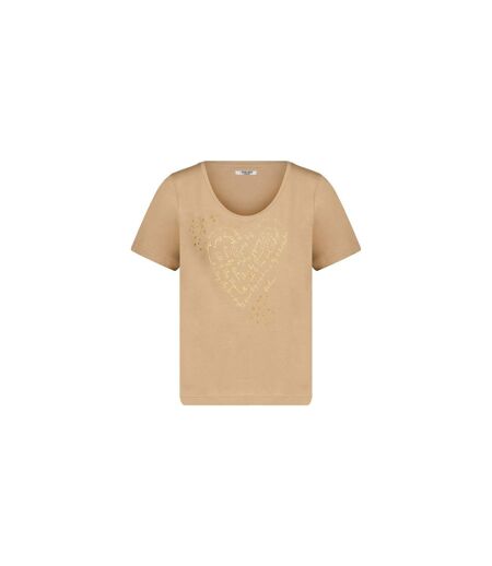 T-shirt femme classique avec imprimé brillant VENUS