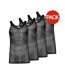 Pack Of 4  Mens String Vest Top  Black Keanu-1