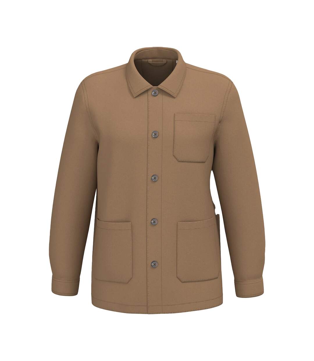 Veste De Travail Homme Marron Délavé Native Spirit-1