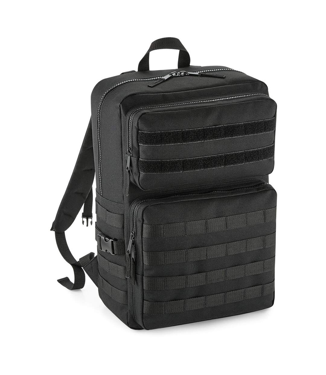 Sac à dos militaire armée army MOLLE - BG848 - noir-1