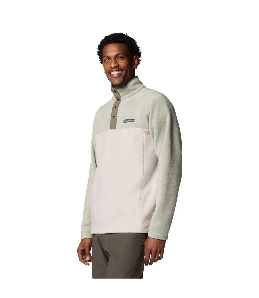 Pull Steens Homme Beige Gris Beige Foncé Columbia-1