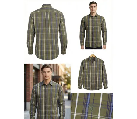 Chemise à carreaux Manches Longues Homme Winchester Tikal1