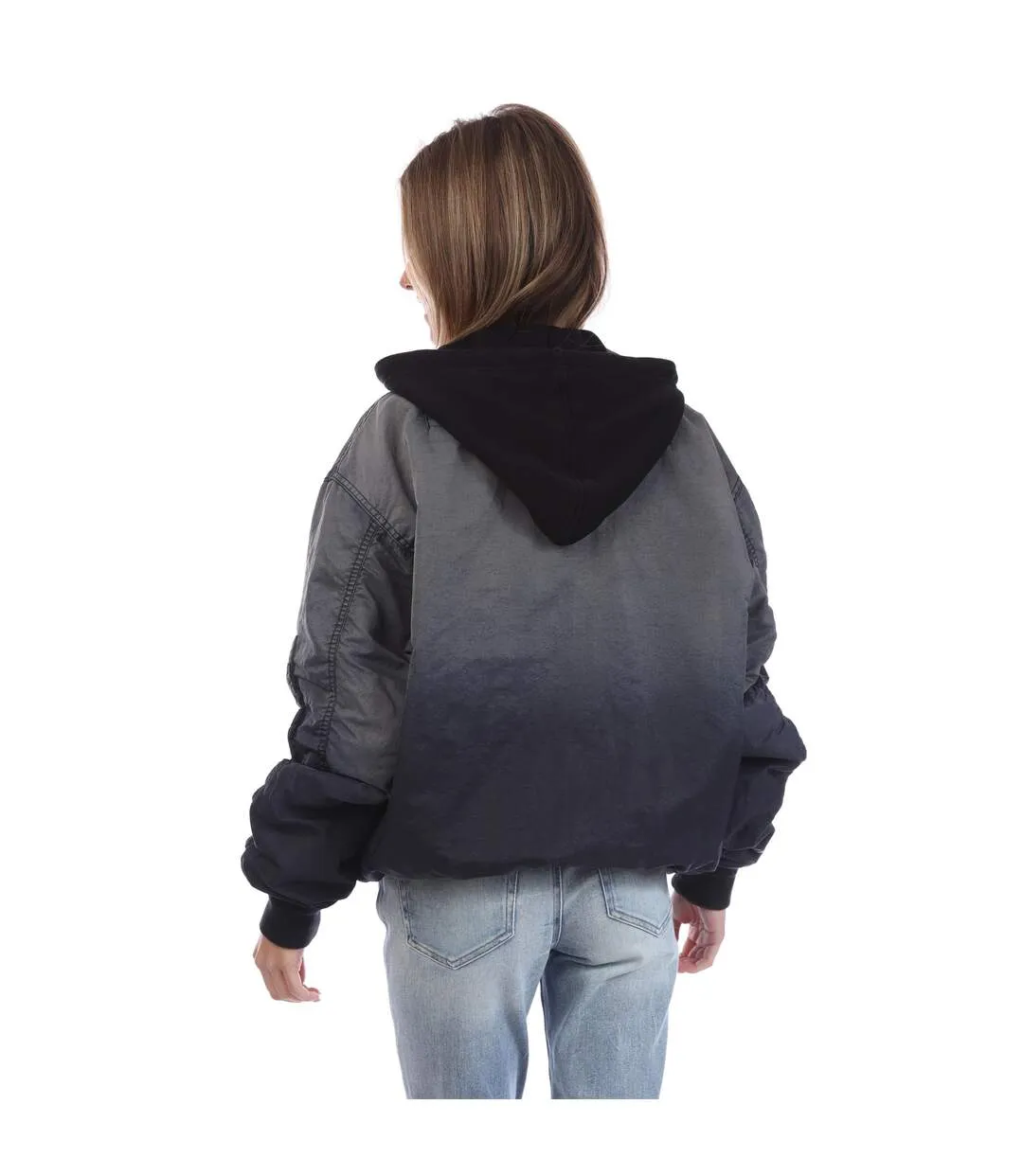 Blouson Aviateur J-common Femme Noir Diesel-2
