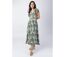 Robe longue manches courtes ARETHA fleurie pastel Coton Du Monde-2