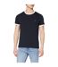 T-shirt Motif/style Ringer Homme Bleu Marine Foncé Farah-1