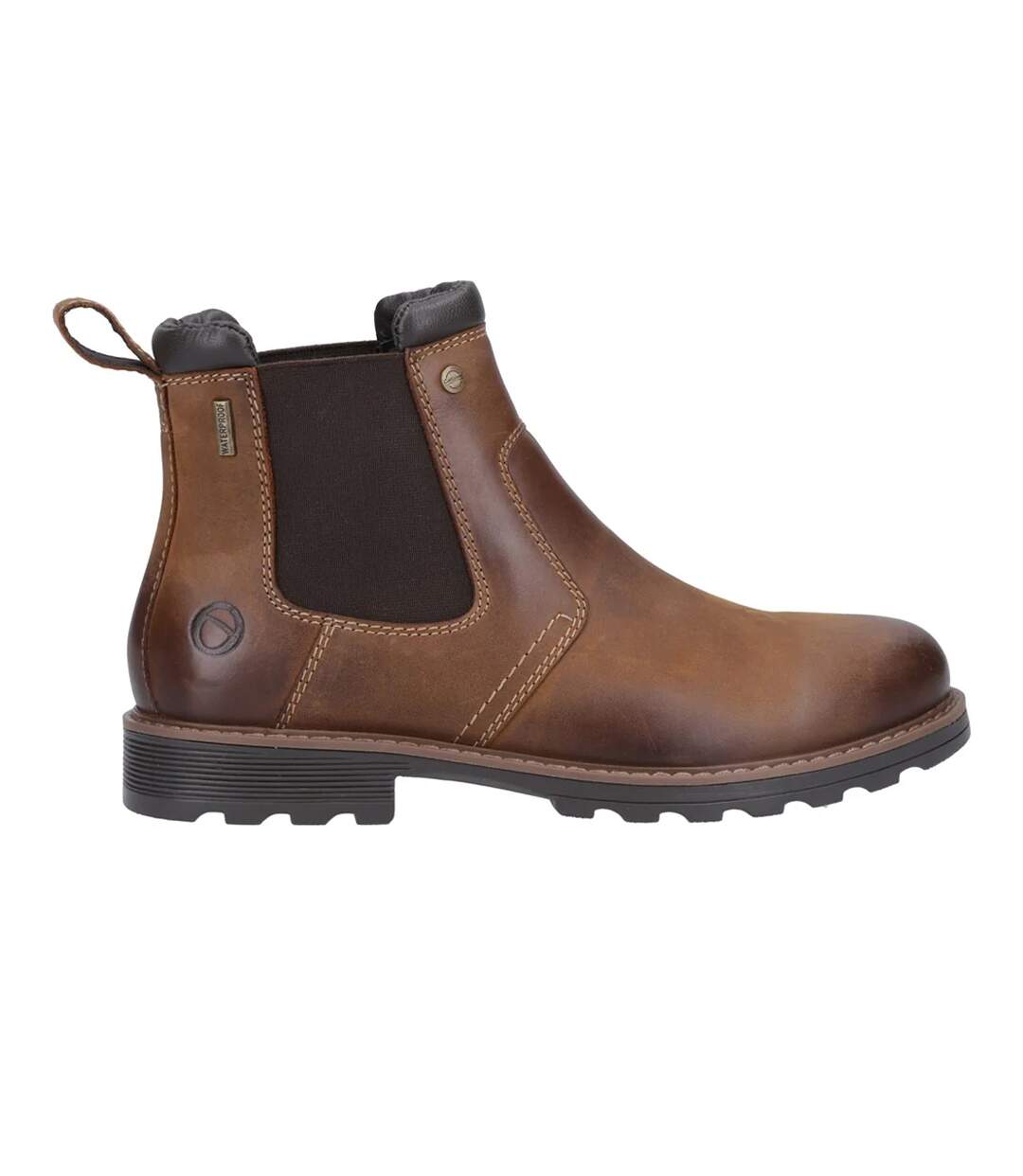 Bottines chelsea leafield homme brun clair Cotswold-4