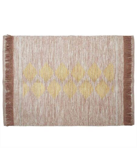 Tapis de Salon Imprimé 120x170cm Nude & Or