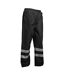 Surpantalon De Travail Imperméable Haute Visibilité Homme Noir Yoko-3