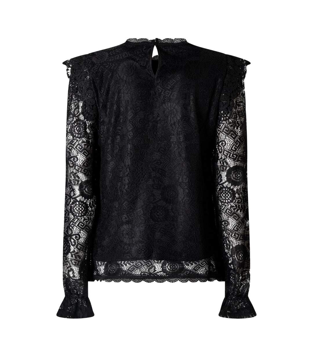Blouse Femme Noir Pieces-2