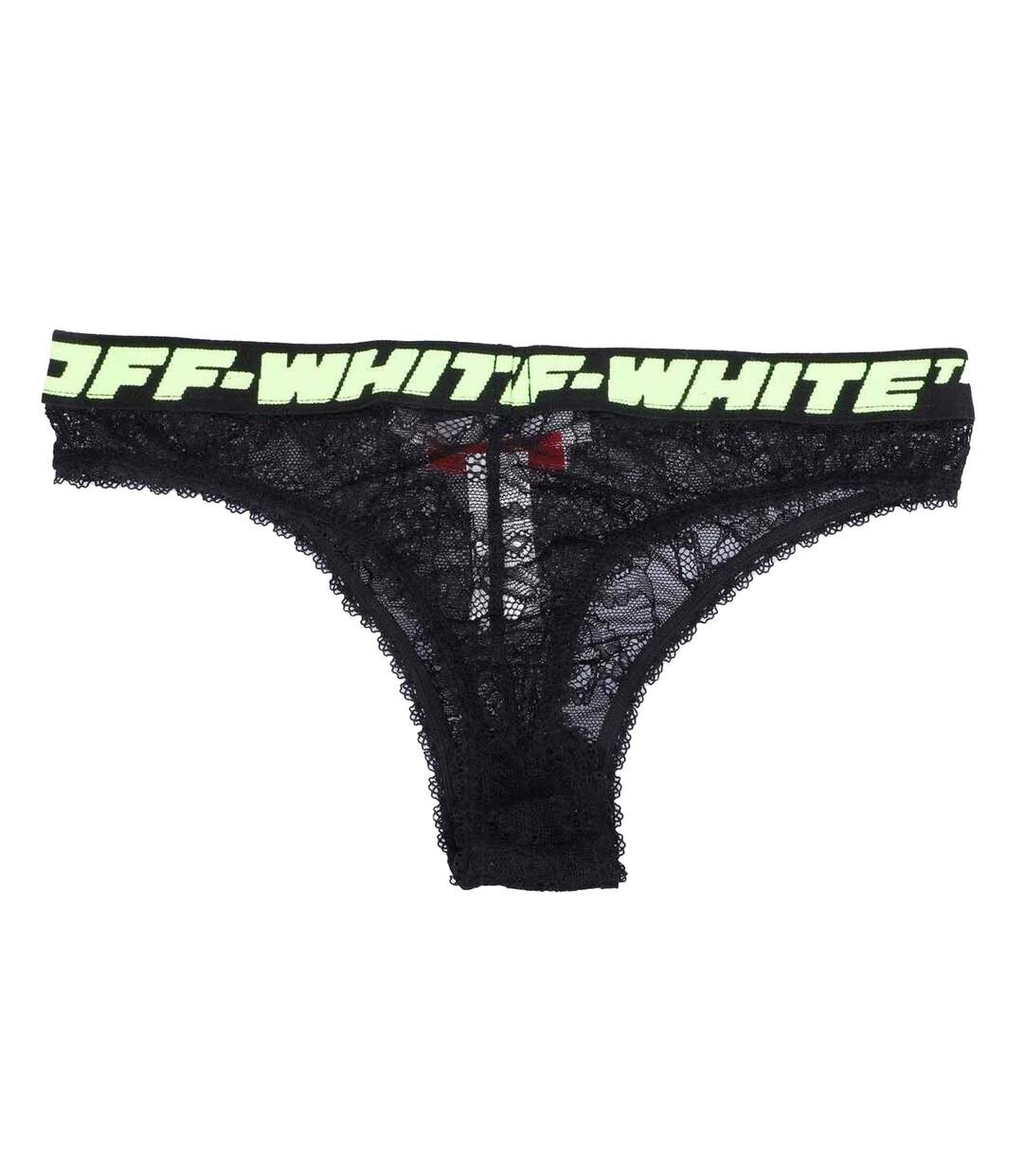 String Style Lacets Femme Noir Off White-2
