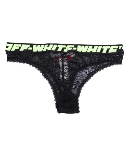 String Style Lacets Femme Noir Off White