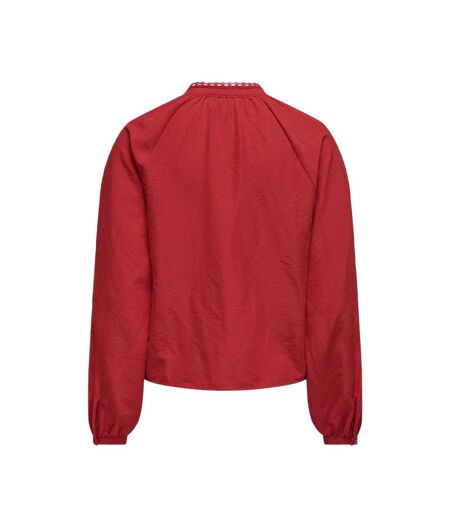 Blouse Manches Longues Rouge Femme JDY Loli - L