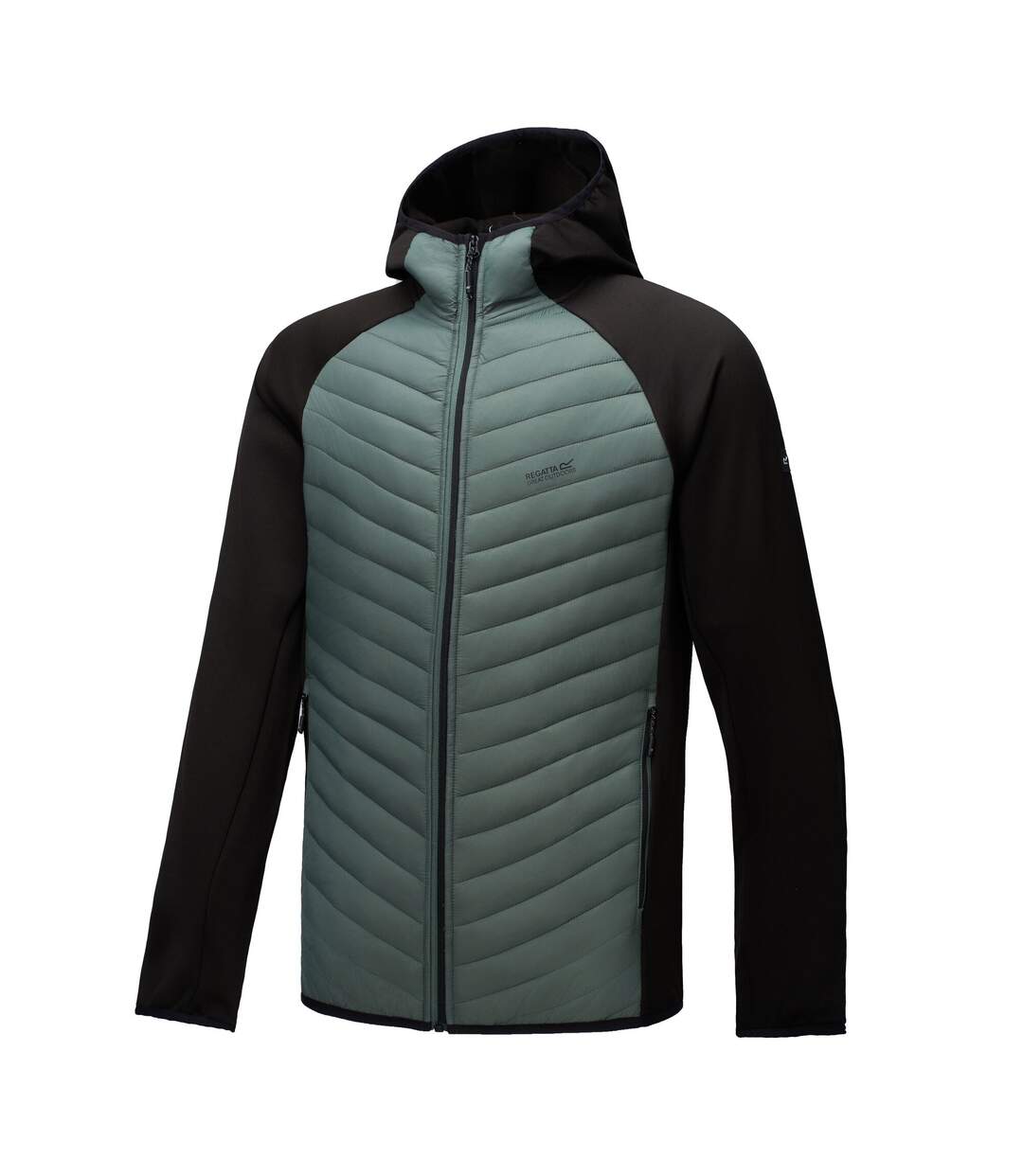 Veste Hybride Compressible Andreson Homme Vert Gris Foncé Noir Regatta-4