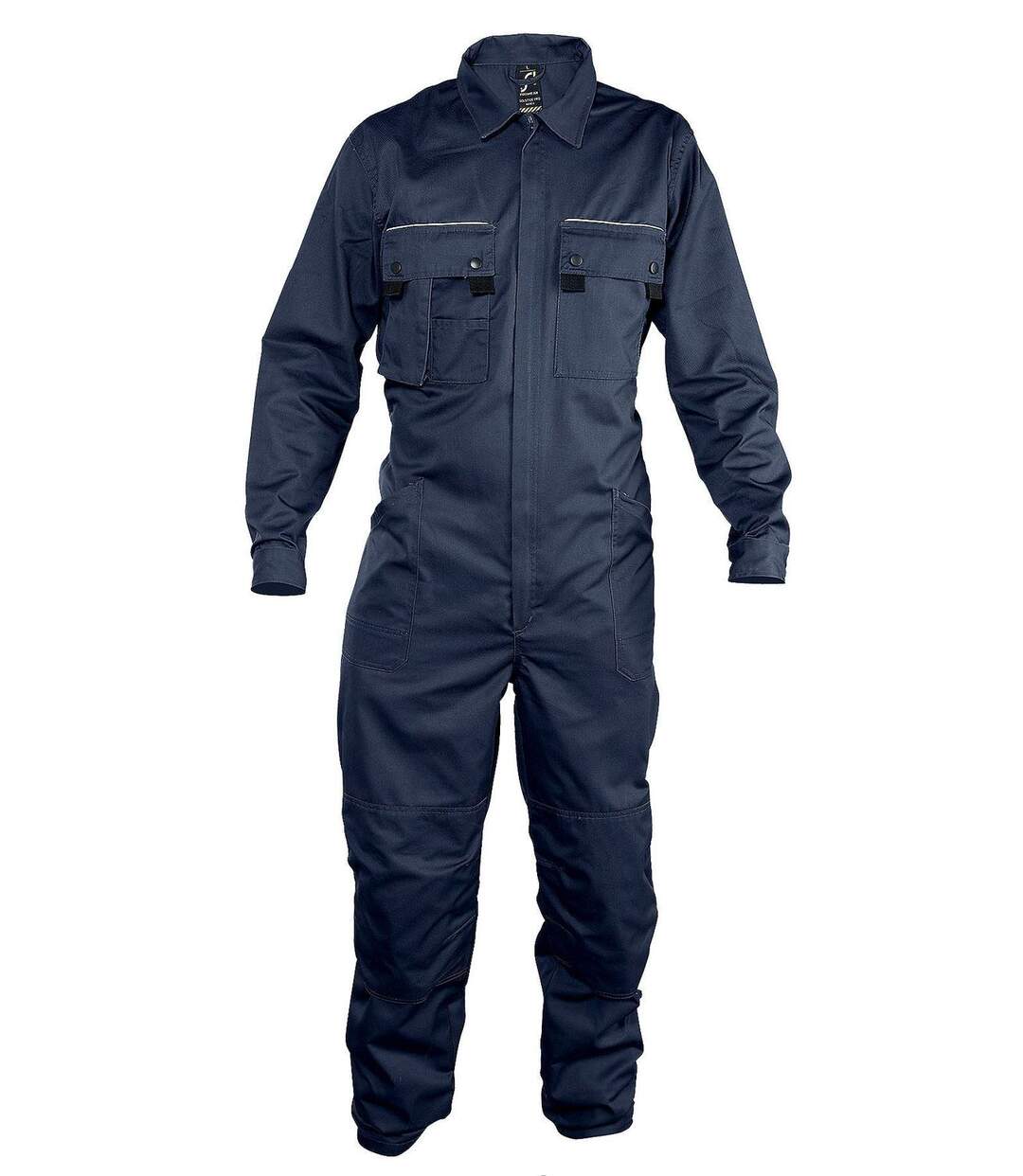 Combinaison de travail homme simple zip - bleu marine - 80902-2
