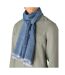 Écharpe Motif/style Lignes Adulte Taille Unique Bleu Spasso-1