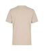 Mens Box Logo Cotton Crew Neck Regular T-shirt Oatmeal Calvin Klein-2