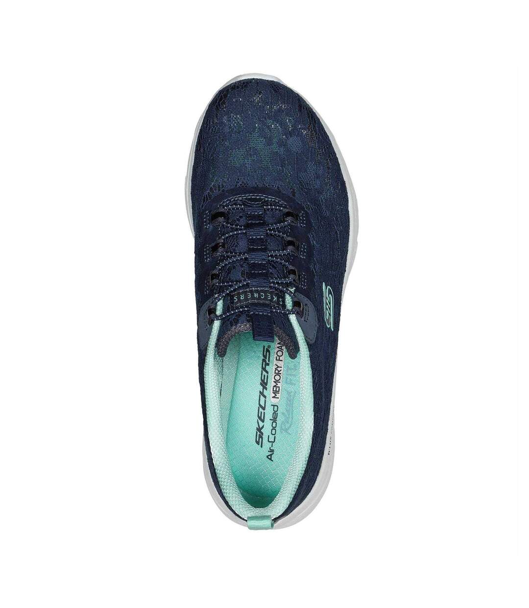 Womens/ladies D´lux Trainers Multicoloured Skechers-3