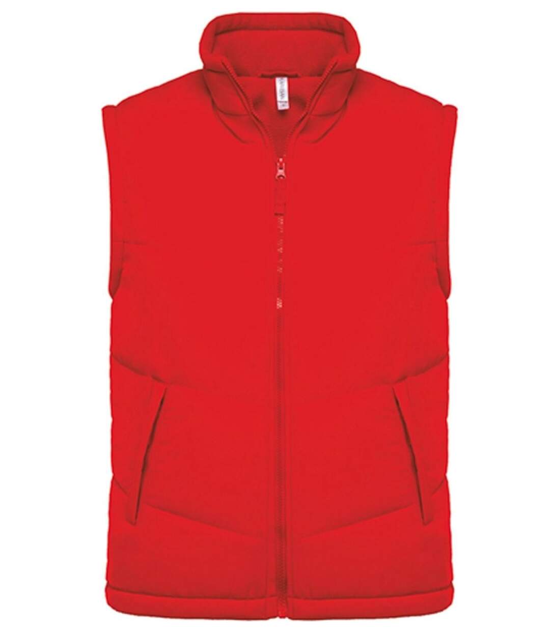 Veste sans manches doublée polaire - K6118 - rouge