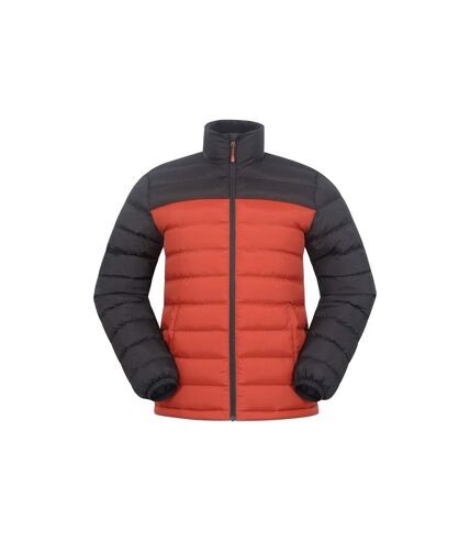 Mens vista padded jacket burnt orange Mountain Warehouse