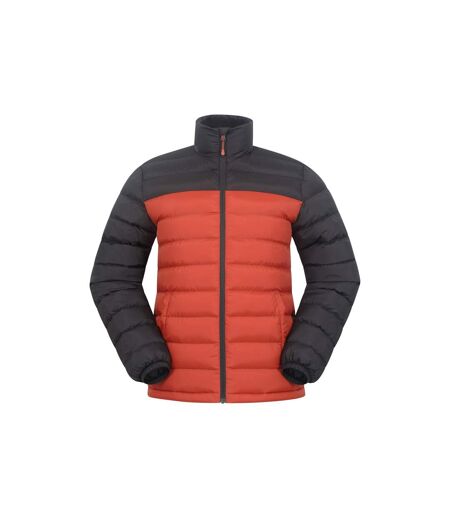 Mens vista padded jacket burnt orange Mountain Warehouse