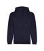 Sweat À Capuche Adulte Nouveau Bleu Marine Awdis-1