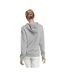 Sweat À Capuche Style Linéaire Essentials Femme Gris Chiné Adidas-3