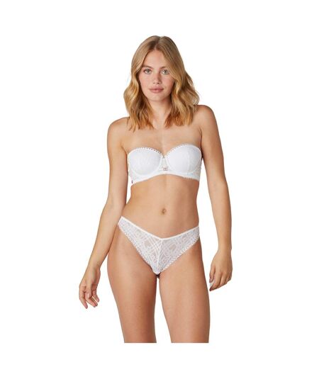 Tanga brésilien blanc Flamenco