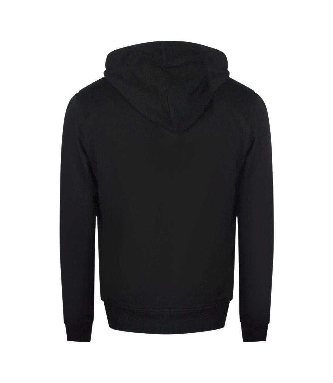 Sweat À Capuche Motif/style Logo Homme Noir Rouge Diesel-2