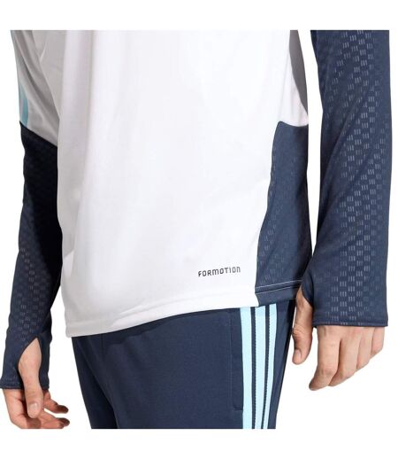 Mens Tiro 26 Argentina Slim Top White Blue Adidas