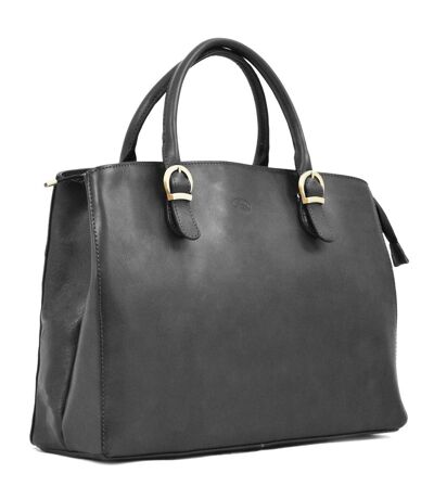 Katana - Sac à main en cuir - noir - 6503