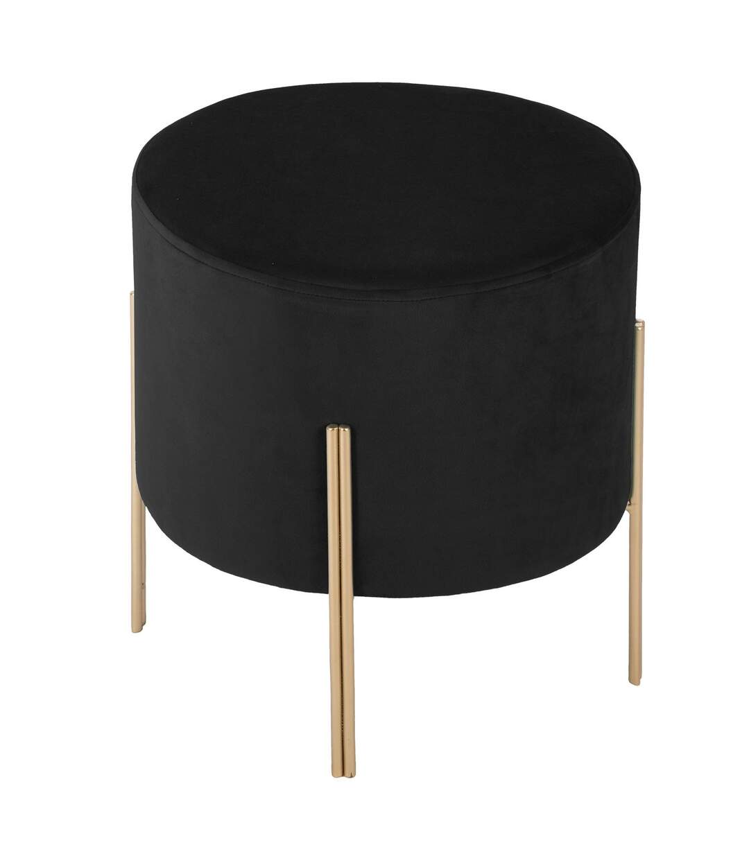 Tabouret design velours Art Deco Living-1