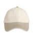 Casquette De Baseball Motif Contrasté Adulte Naturel Sable Du Désert Beechfield-3